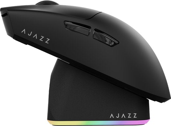Ajazz AJ139 V2 MC - draadloze gaming muis - PAW3311 - 12.000 DPI - Tri-Mode - 1000Hz - 66 g - Zwart