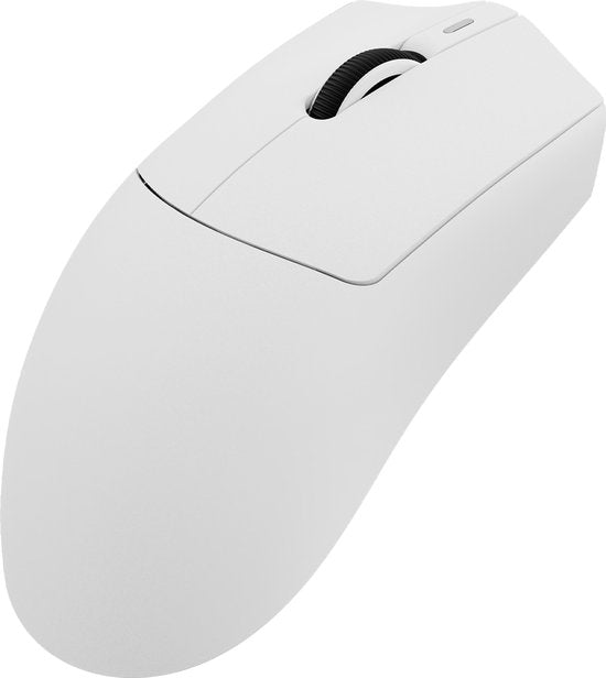 Ajazz AJ139 V2 MC draadloze gaming muis – PAW3311 sensor - 12.000 DPI - Tri-Mode - 64 g - RGB oplaadstation - Wit