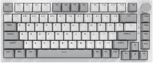 Ajazz AK820 - Mechanisch Gaming Toetsenbord 75% - Backlight - Hot-Swappable - Grijs/Wit