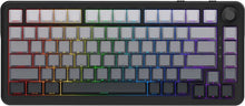 Ajazz AK820 MAX mechanisch toetsenbord 75% – Draadloos Tri-Mode – Hot Swap – 82 toetsen – Grijs