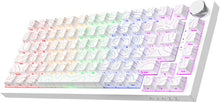 Ajazz AK820 – Mechanisch Toetsenbord 75% - 82 Keys - Hot Swap - USB-C - Contourlijn wit