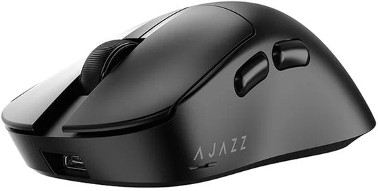 AJAZZ AJ179 V2 Draadloze Gaming Muis – 12000 DPI PAW3311 – Bluetooth, 2.4G & USB-C – Zwart