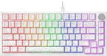 Ajazz AK820 – Mechanisch Toetsenbord 75% - 82 Keys - Hot Swap - USB-C - Contourlijn wit