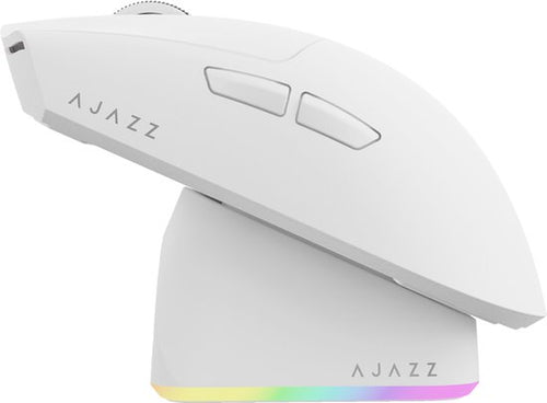 AJAZZ AJ139P V3 Max – Draadloze Gaming Muis – PAW3395 Sensor – 32.000 DPI – Tri-Mode – 1000Hz – 69g – Wit - Inclusief Opbergcase