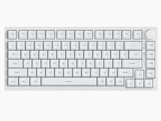 Ajazz AK820 – Mechanisch Toetsenbord 75% Bedraad USB-C - Hot Swap - 82 Keys - Wit