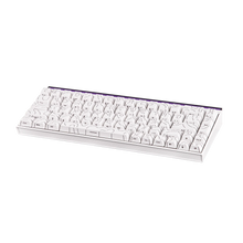 AJAZZ NK68 V2 mechanisch gaming toetsenbord — 65% Compact, RGB, Hot-Swappable, USB-C — Wit Ribbon Design