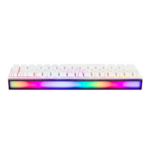 AJAZZ NK68 V2 mechanisch gaming toetsenbord — 65% Compact, RGB, Hot-Swappable, USB-C — Wit Ribbon Design