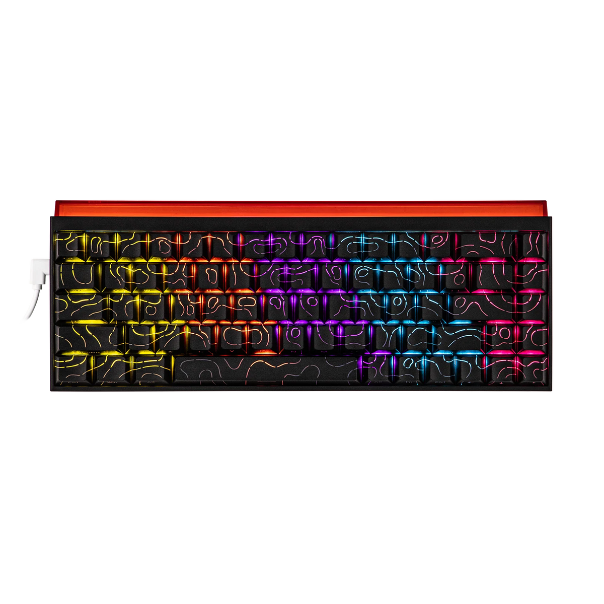 AJAZZ NK68 V2 – Mechanisch 65% Gaming Toetsenbord, RGB, Hot Swappable, USB-C, Zwart